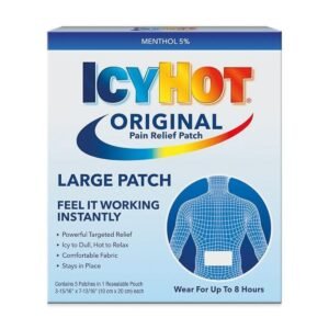 ICY HOT BACK PATCH LARGE 5 PK