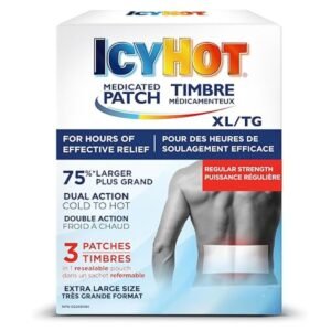 Icy Hot Med Patch Back Xl 3 Ea