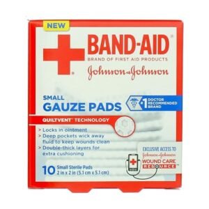 Johnson & Johnson Band-Aid Gauze Pads Small