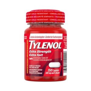 Tylenol Exrtra Strength Easy Open Bottle 500Mg