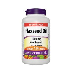 Webber Flax Seed Oil 1000Mg Softgel