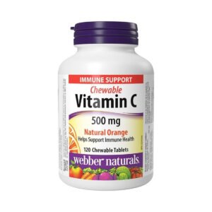 Webber Naturals Vitamin C Chewable Orange Flavour