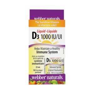 Webber Vitamin D3 1000Iu 25Ml