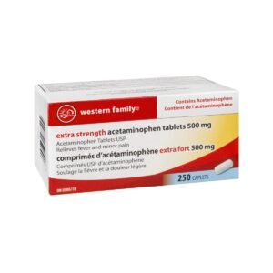 Western Family Acetaminophen Es 500Mg