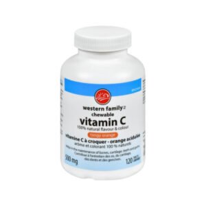 Western Family Vitamin C 500Mg Chew Orange