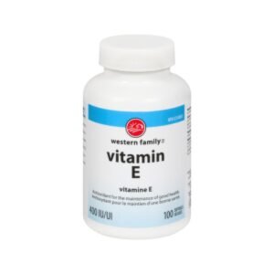 Western Family Vitamin E Softgel 400Iu 100Cap